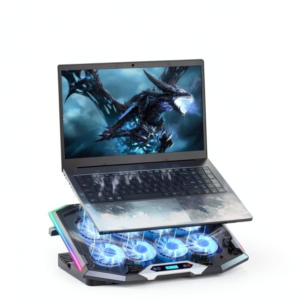 Laptop Cooling Pad ICE COOLEE 8 Fans Adjustable-1