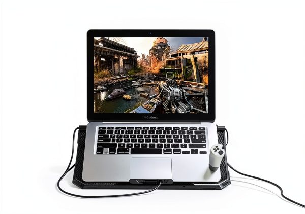 Laptop Cooling Fans ICE COOREL Blue 8 Fans-7