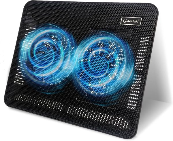 Coolertek Laptop Cooling Pad Blue Light-0