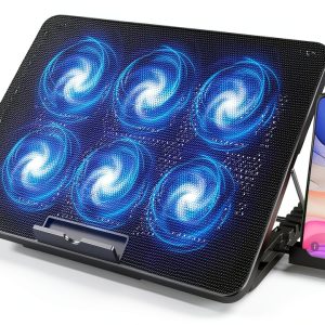 Laptop Cooling Pad LiANGSTAR 6 Fan Adjustable-0