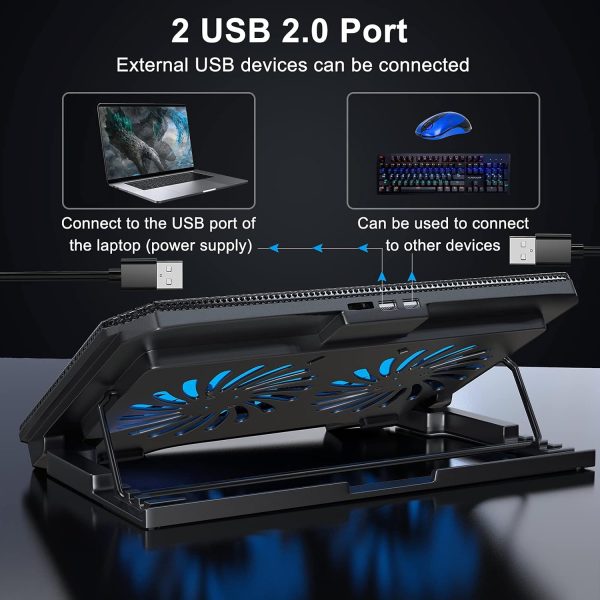 Laptop Cooling Pad LIENS Ergonomic Adjustable-3