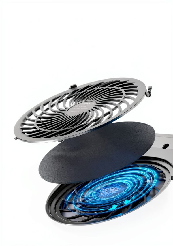 Laptop Cooling Pad llano V12 Black with RGB-5