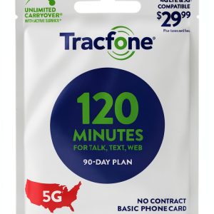 Tracfone Prepaid Phone Card 90-Day Plan Wireless-0