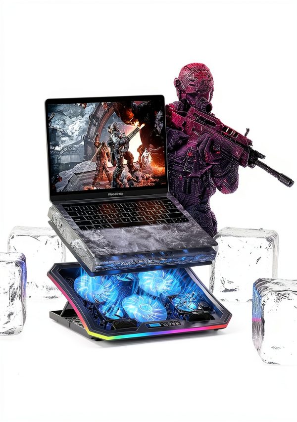 Laptop Cooling Pad KeiBn RGB Metal Design-1