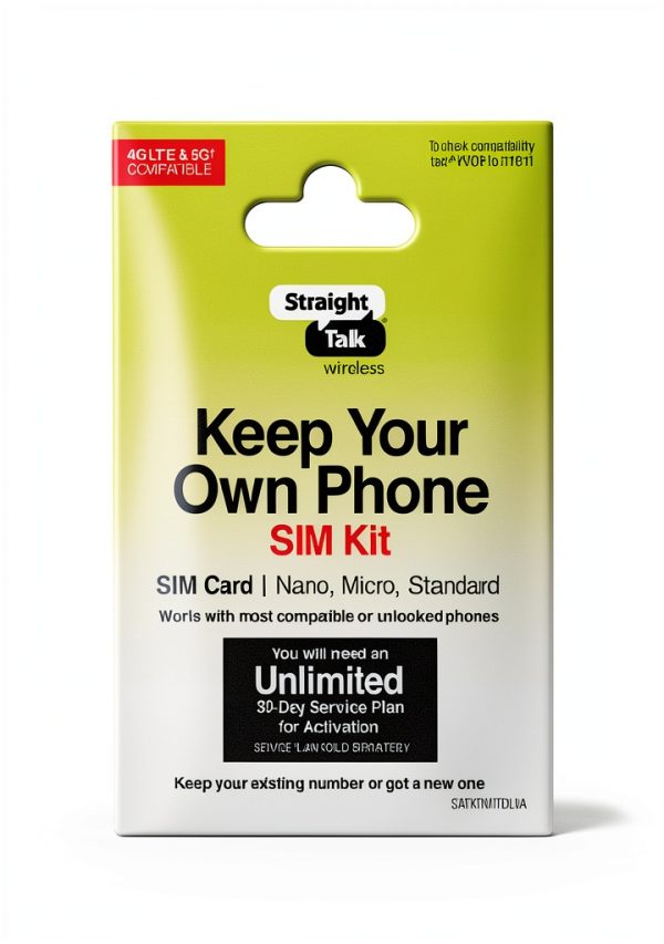 Straight Talk BYOP Sim Card Kit for Cell Phones-0