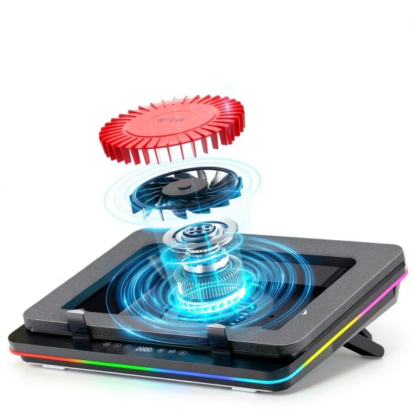 Laptop Cooling Pad IETS GT600V2 RGB Turbo Fan-1