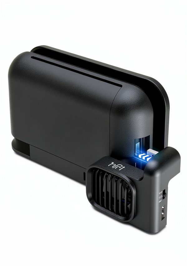 WAXITY Switch 2 Dock Fan USB Powered-1
