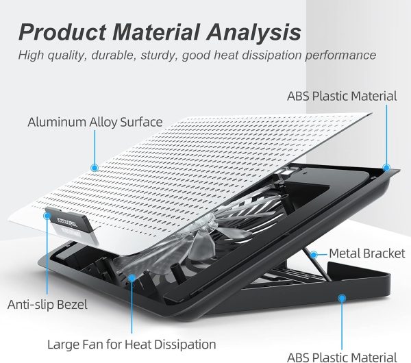 Laptop Cooling Pad Silver ICE COOREL Electronics-5