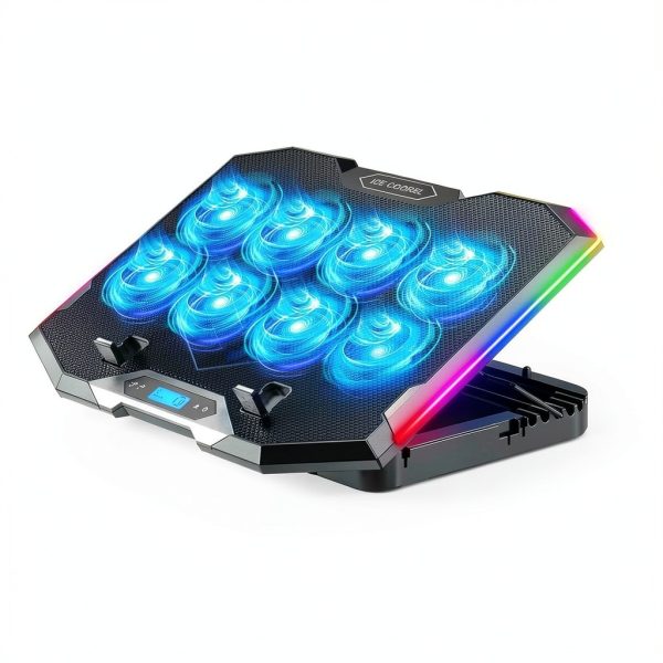 Laptop Cooling Pad ICE COOLEE 8 Fans Adjustable-3