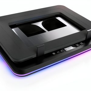 Laptop Cooling Pad KLIM Turbofrost Aluminum Design-0
