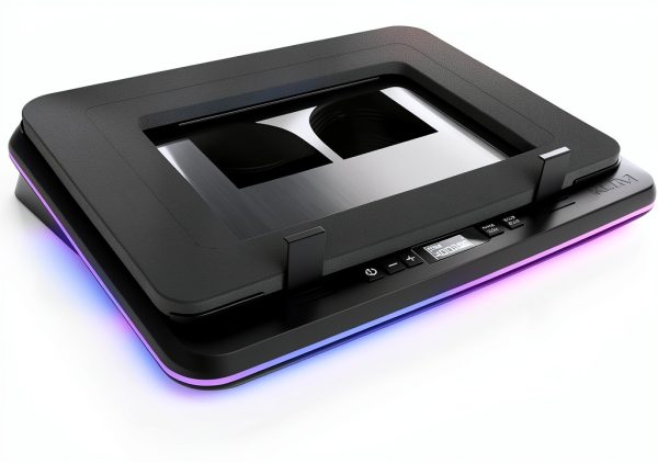 Laptop Cooling Pad KLIM Turbofrost Aluminum Design-0