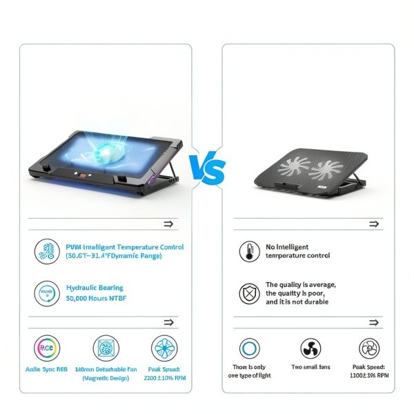 Laptop Cooling Pad DEPGI 5.5in Fan Stand-6