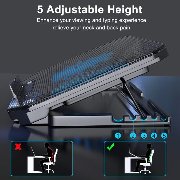 Laptop Cooling Pad LIENS Ergonomic Adjustable-2