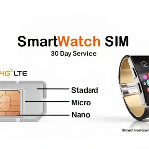 SpeedTalk 4G LTE Smartwatch SIM Card 2GB Plan-0