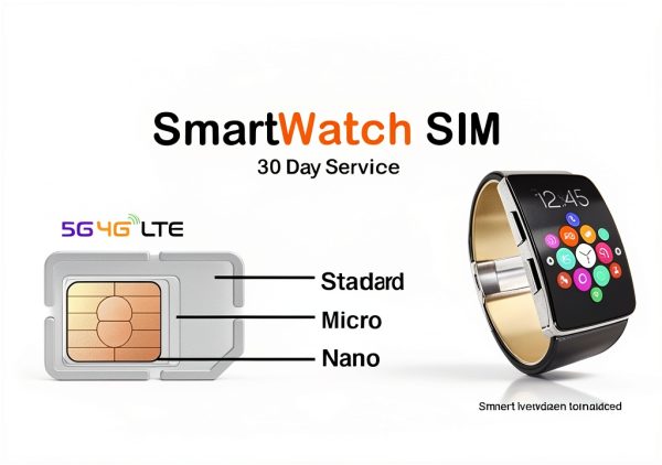 SpeedTalk 4G LTE Smartwatch SIM Card 2GB Plan-0