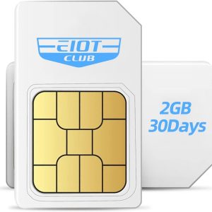 EIOTCLUB 2GB 30DAY Wireless SIM Card for IoT Devices-0