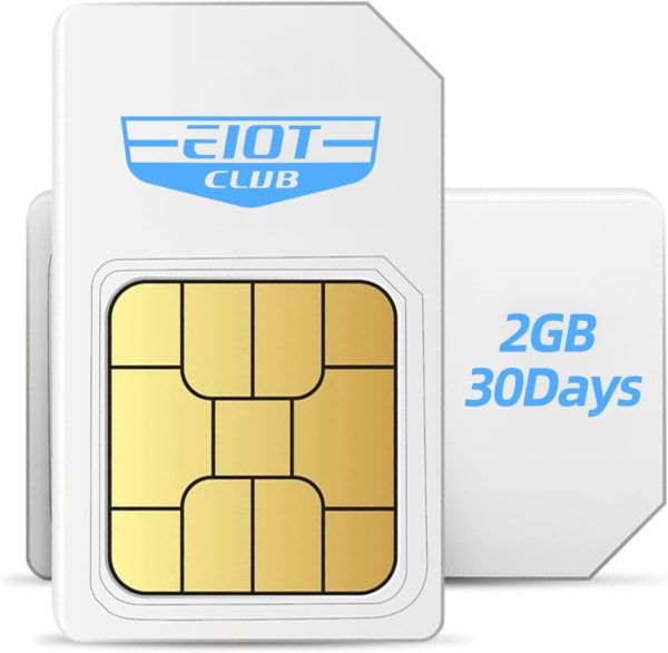 EIOTCLUB 2GB 30DAY Wireless SIM Card for IoT Devices-0