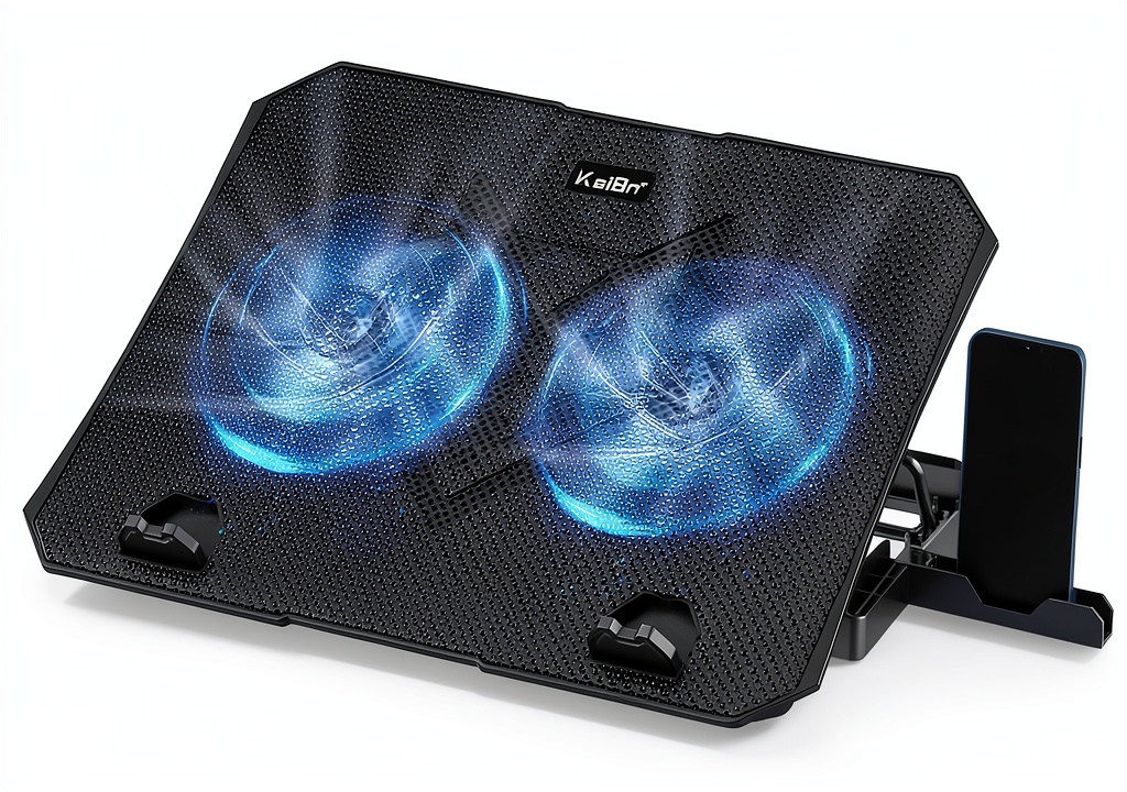KeiBn cooling pad in a modern home office