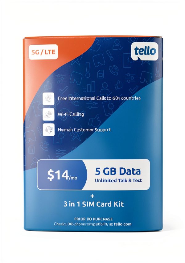 Tello Wireless SIM Card Kit for Cell Phones-0