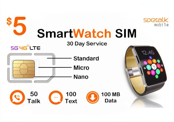 SpeedTalk Mobile 50 TALK SIM Card-0