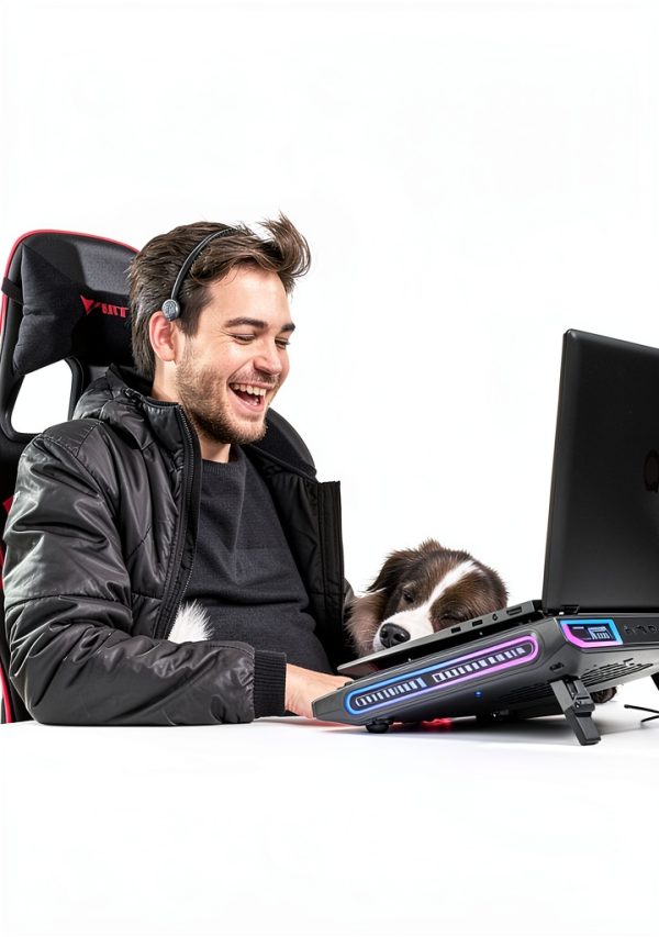 llano V10 Laptop Cooling Pad Turbo Fan for Gamers-6