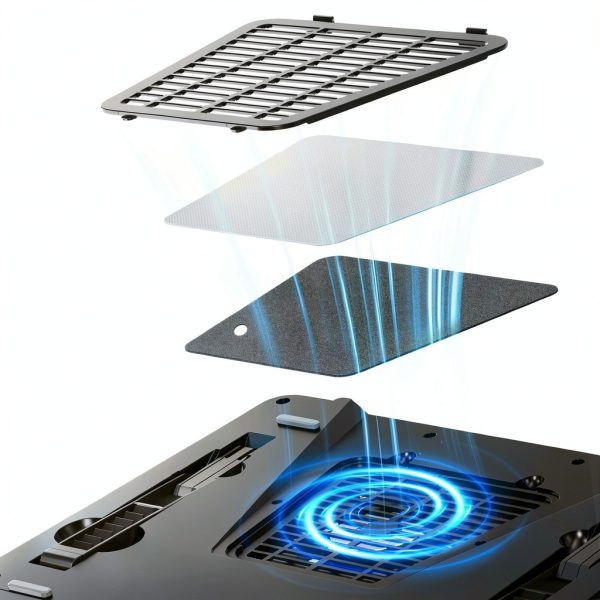 Laptop Cooling Pad IETS GT600V2 RGB Turbo Fan-5