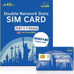 TALKSIM 4G LTE SIM Card Unlimited 10GB 30Days-0