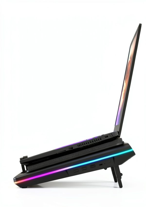 Laptop Cooling Pad llano V12 Black with RGB-3