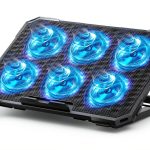 Laptop Cooling Fans ICE COOREL Blue 8 Fans-0