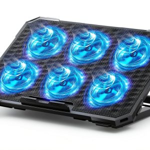 Laptop Cooling Fans ICE COOREL Blue 8 Fans-0