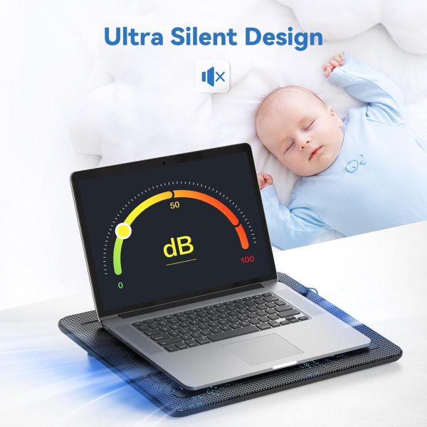 TECKNET Laptop Cooling Pad Black-4