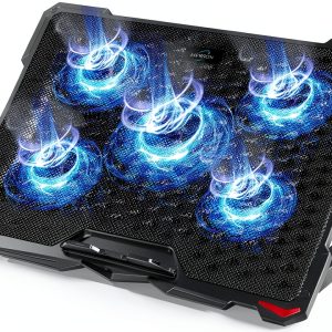 AICHESON Laptop Cooling Pad Metal Mesh Red S035-0