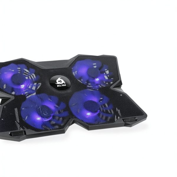 KLIM Laptop Cooling Pad 4 Fan Quiet Design-5