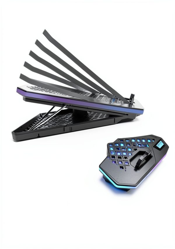Laptop Cooling Pad KeiBn RGB Metal Design-3
