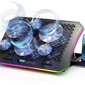Laptop Cooling Pad KeiBn RGB Metal Design-0