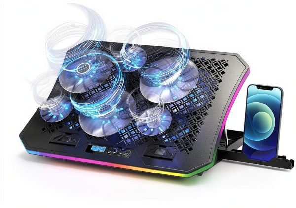 Laptop Cooling Pad KeiBn RGB Metal Design-0