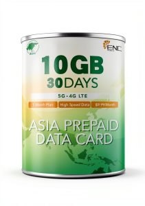ENC Mobile Data SIM Travel Card 10GB 30 Days-0