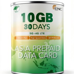 ENC Mobile Data SIM Travel Card 10GB 30 Days-0