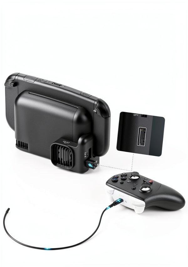 WAXITY Switch 2 Dock Fan USB Powered-5
