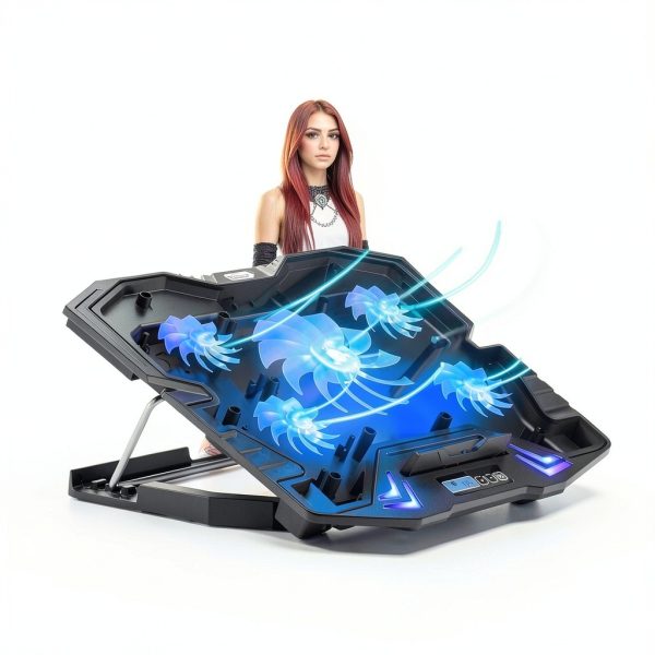 TopMate Gaming Laptop Cooling Pad Blue-2