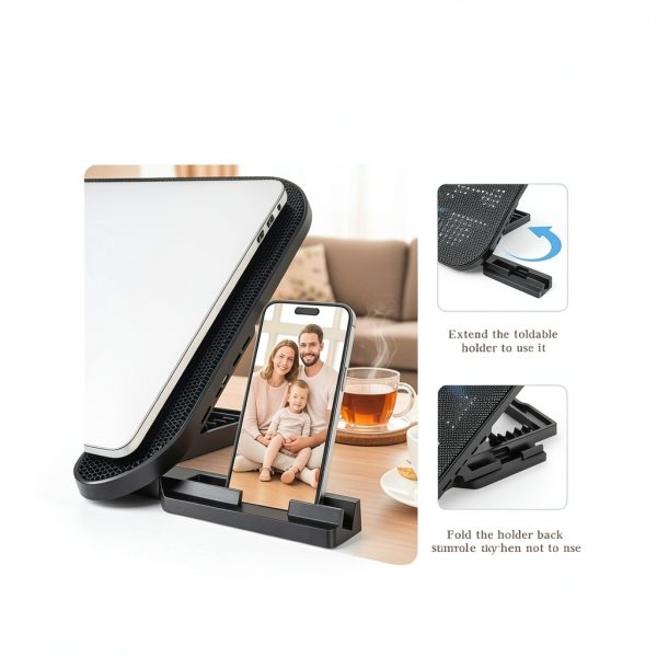 AISUNKUTECH Laptop Cooling Pad 3 Fans Ergonomic Design-5