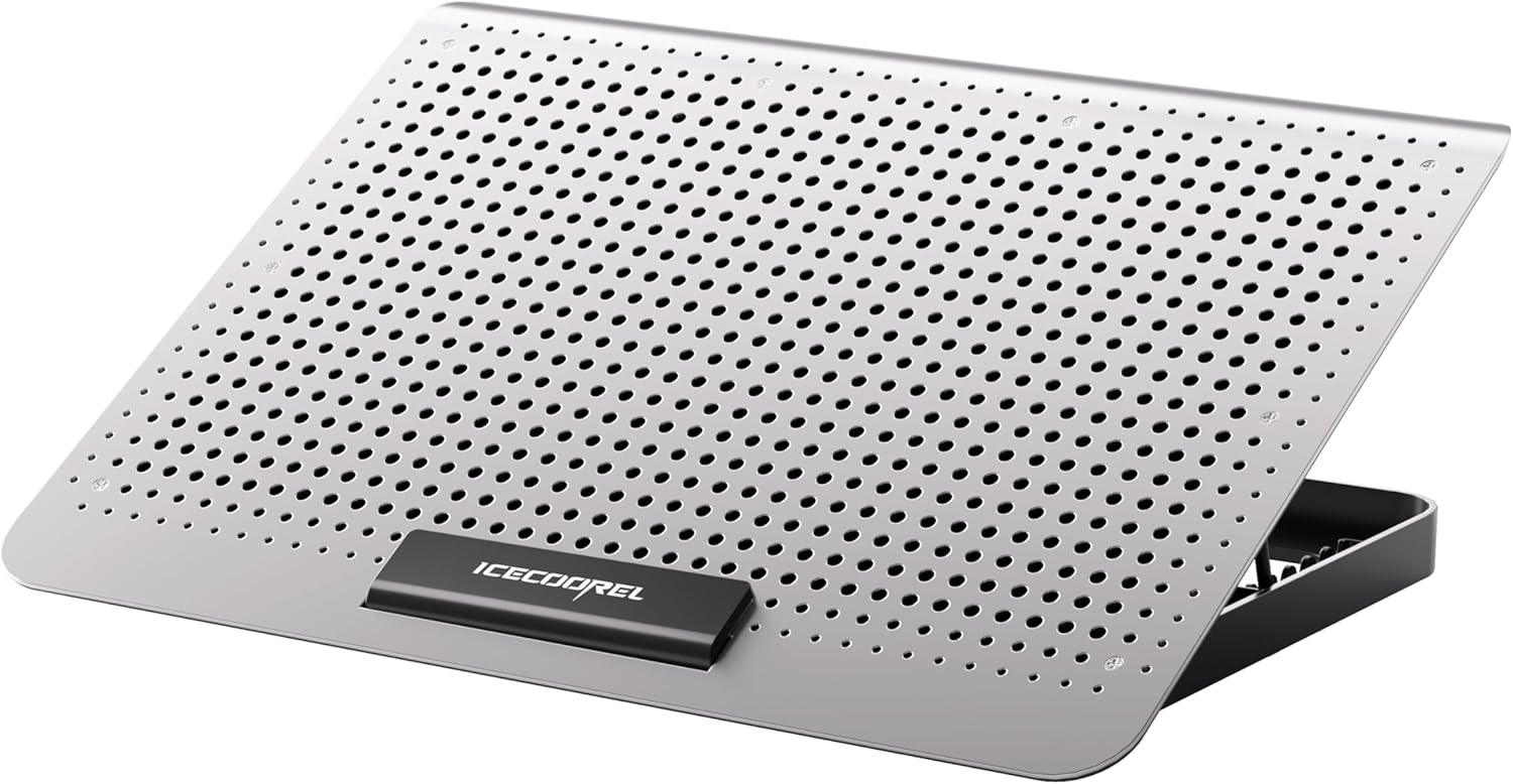 'ICE COOREL laptop cooling pad with mesh design'