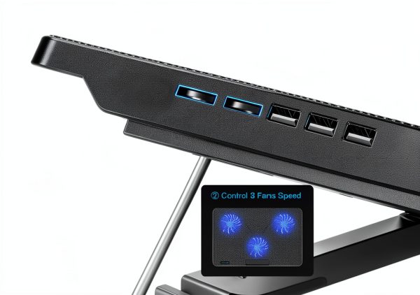 Laptop Cooling Pad LiANGSTAR 6 Fan Adjustable-4