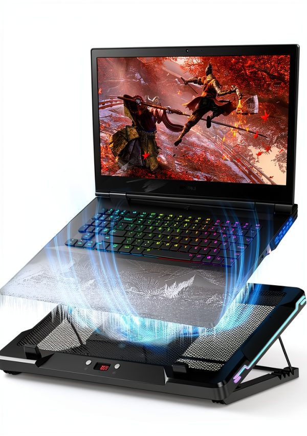 Laptop Cooling Pad DEPGI 5.5in Fan Stand-0