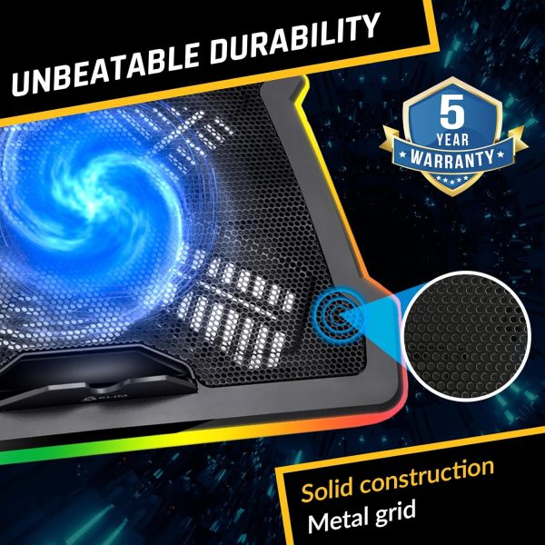 KLIM Ultimate Laptop Cooling Pad Black M20-6