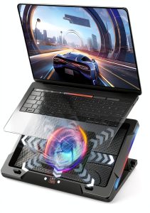 G‑STORY Laptop Cooling Pad Magnetic Fan Adjustable Stand for-0