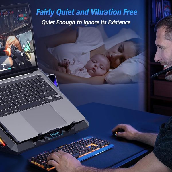 Trullypine Laptop Cooling Pad 12 Fans Design-6