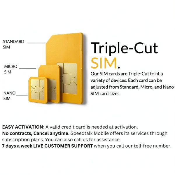 SpeedTalk Mobile 50 TALK SIM Card-6