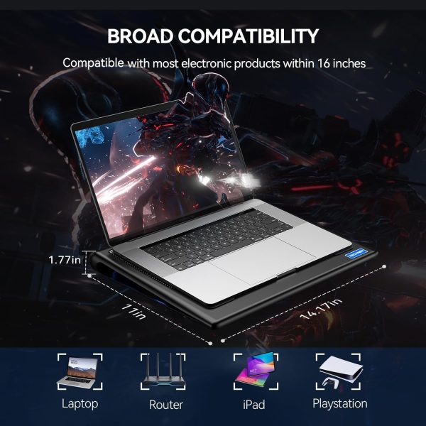 TECKNET Laptop Cooling Pad Blue-4