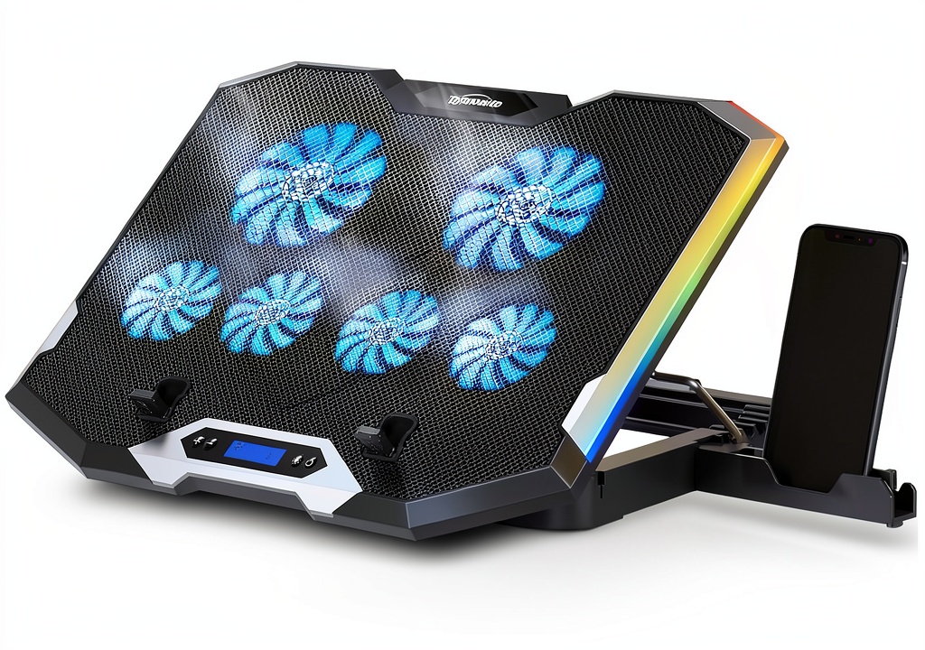 TopMate cooling pad in a gaming setup
